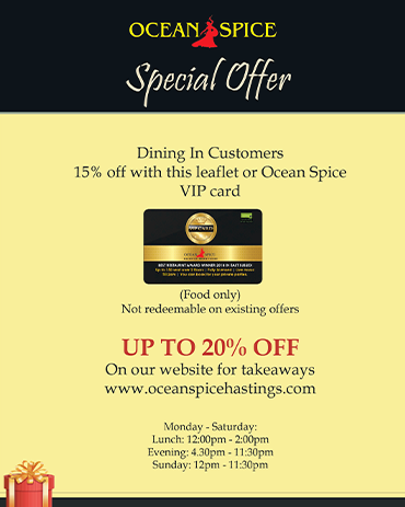 Ocean Spice Hastings desserts menu, Ocean Spice Hastings menu, Ocean Spice menu, Ocean Spice e shahi menu, Hastings menu, Hastings restaurant menu